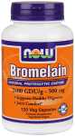 Now Bromelain 500 mg - 60 Veg Capsules