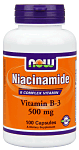 Now Niacinamide (B-3) 500 mg - 100 Capsules