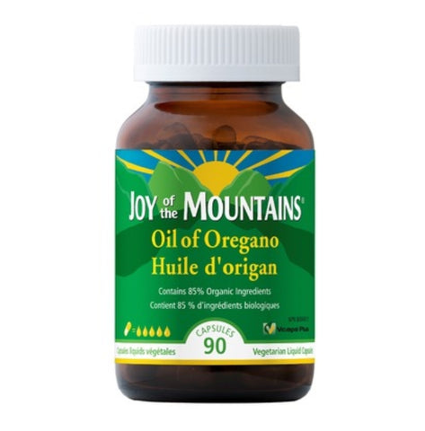 Joy of the Mountains  Certified Organic Non-GMO Wild Oregano Oil 90 capsules